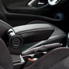RATI Bracciolo Armster 3 SMART EQ FORFOUR 2017-2024 senza pacchetto Cool&Media [nero,pelle vegana,12V Cavo]