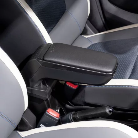 RATI Bracciolo Armster S MAZDA 2 2007-2014  [nero,pelle vegana]