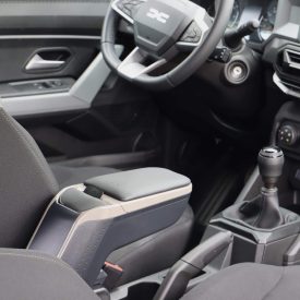   RATI Bracciolo Armster 2 DACIA LOGAN 2004-2016  [grigio,pelle vegan]