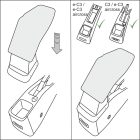 RATI Bracciolo Armster S CITROEN E-C3 2024-  [nero,pelle vegana]