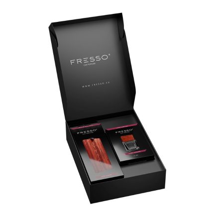 Set deodorante per auto FRESSO Pure Passion scatola regalo