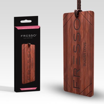 Deodorante per auto in legno FRESSO Sugar Love